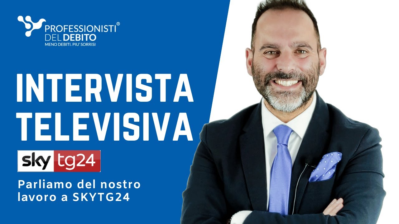Emilio Scola durante l'intervento televisivo su Sky TG24